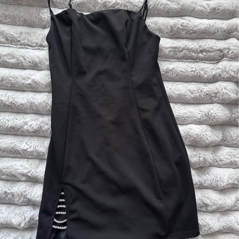 Lucy in the Sky Black Mini Dress